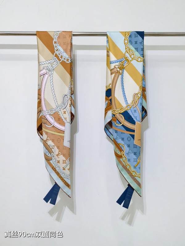 LV silk scarf 90X90cm E080409